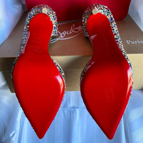 Christian Louboutin Iriza 100 Tri Vitraux/Spec - Picture 8 of 8